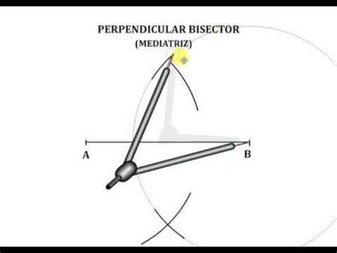 Cómo hacer una MEDIATRIZ y una BISECTRIZ YouTube