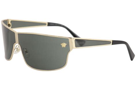 Versace Men S Ve2206 Ve 2206 1002 71 Gold Fashion Rectangle Sunglasses 72mm Ebay