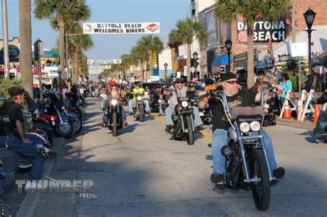 73rd Annual Daytona Bike Week Main Street Thunderpress