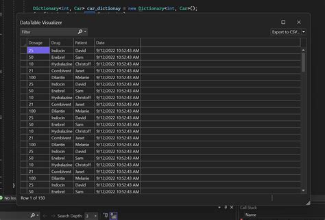Datatable Visualizer Improvements Visual Studio Blog Valisnet