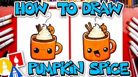 Clown fish drawing (nemo fish). How To Draw Pumpkin Spice Hot Chocolate - Art For Kids Hub