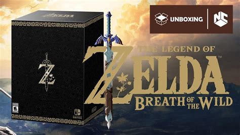 Unboxing The Legend Of Zelda Breath Of The Wild Master Edition Youtube
