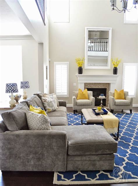 Living Room Ideas Mix Blue And Yellow Yellow Decor Living Room