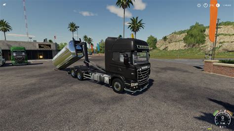 Scania R730 Hooklift V10 Fs19 Farming Simulator 19 Mod Fs19 Mod