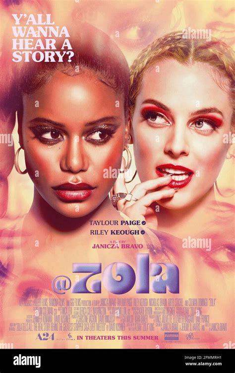 Zola Aka Zola Us Poster From Left Taylour Paige Riley Keough