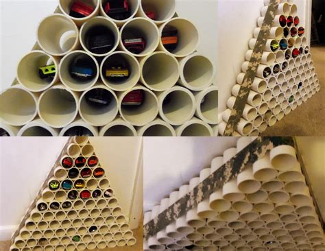 PVC pipe Hot Wheels parking garage. We used PVC pipe, PVC ...