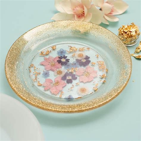Resin Floral Plate Projects Michaels