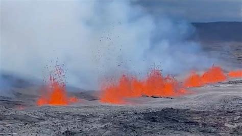Volcán Mauna Loa En Hawái El Más Grande Del Mundo Entra En Erupción