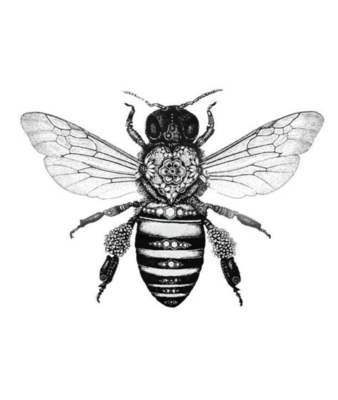23 Best Realistic Bee Tattoo Drawings Images On Pinterest Bees