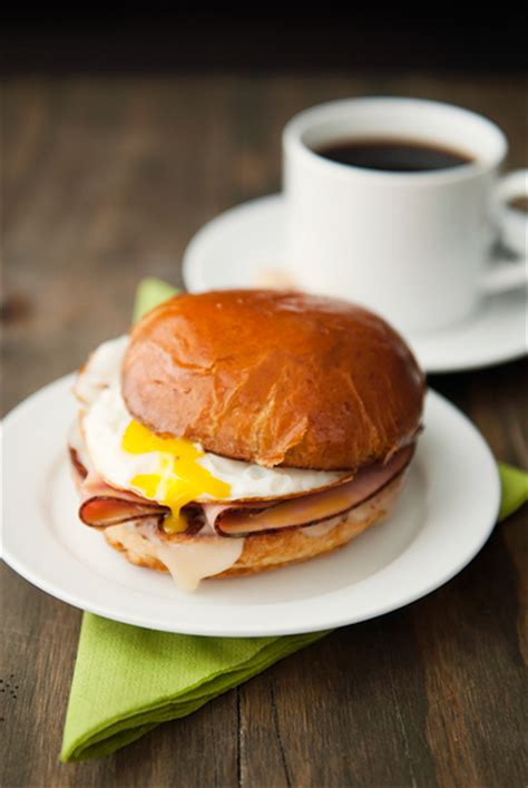 Ham Swiss And Egg Brioche Sandwich Recipe Use Real Butter