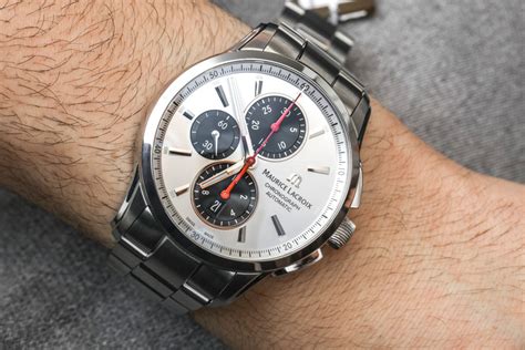 Maurice Lacroix Pontos Chronograph Watch Hands On Wristwatch News