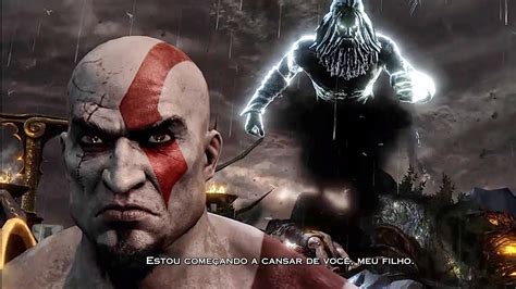 God Of War 3 Kratos Vs Zeus Completo Legendado Pt Br Youtube