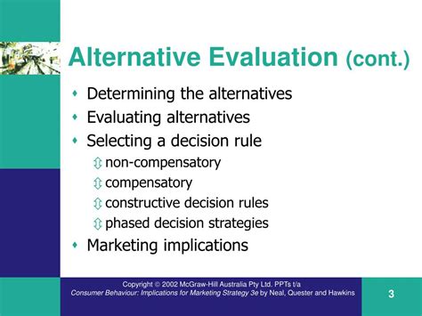 Ppt Evaluating And Selecting Alternatives Powerpoint Presentation