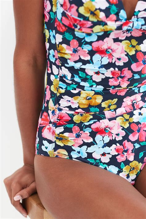 Buy Joules Blue Jasmine Halterneck Swimsuit From Next Ireland