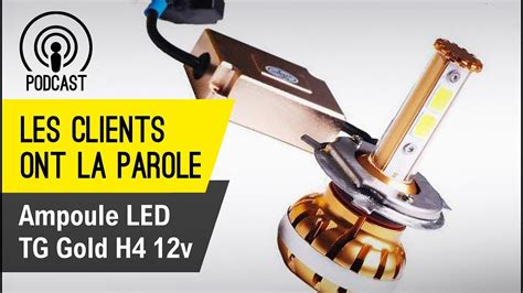 Maybe you would like to learn more about one of these? Avis ampoule phare LED moto TG Gold H4 12V - YouTube