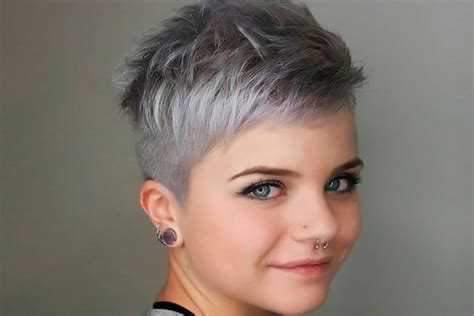 Short Grey Hair Cuts And Styles