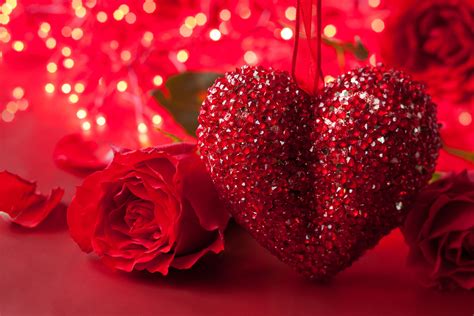 Valentine Heart And Rose Wallpaper 27599 Baltana