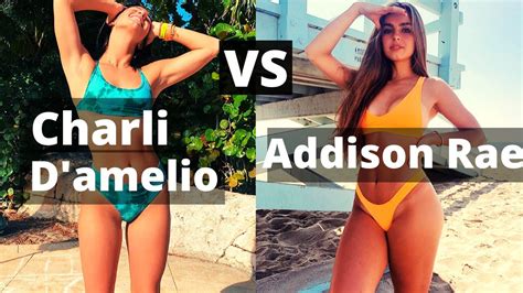 LEAKED Charli DAmelio VS Addison Rae Sexy TikTok Compilation