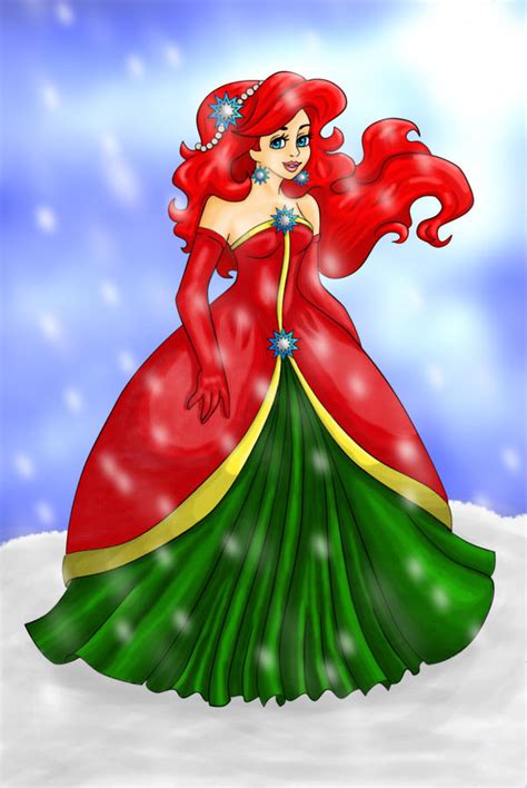 Ariels Christmas Gown By Koratelar On Deviantart