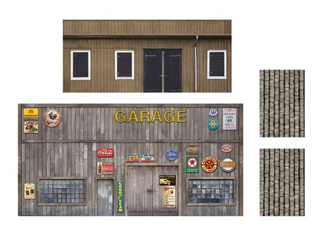 Garage Diorama Papercraft Diorama 1 64 Free Download Papermau