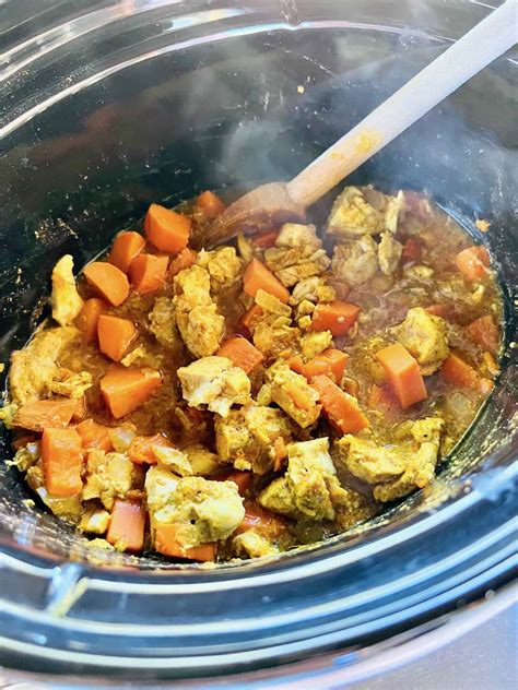 Slow Cooker Chicken And Sweet Potato Curry The Short Order Cook