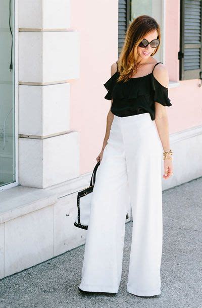 40 Amazing White Wide Leg Pants Outfit Ideas To Try This Summer See
