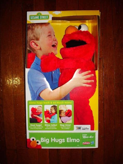 Playskool Sesame Street Big Hugs Elmo Plush Interactive Doll 21 Tall