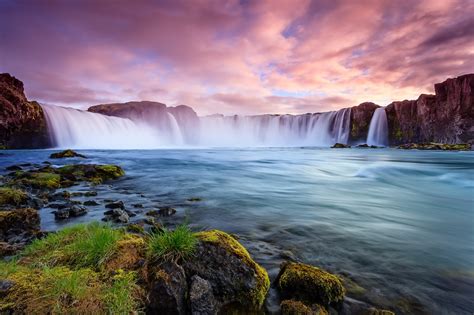 Waterfall Of The Goði Hd Wallpaper Background Image 2048x1365 Id