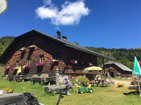 Schöne Aussicht Millstätter Hütte Runde Von Döbriach Mountainbike