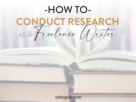 conduct research   freelance writer