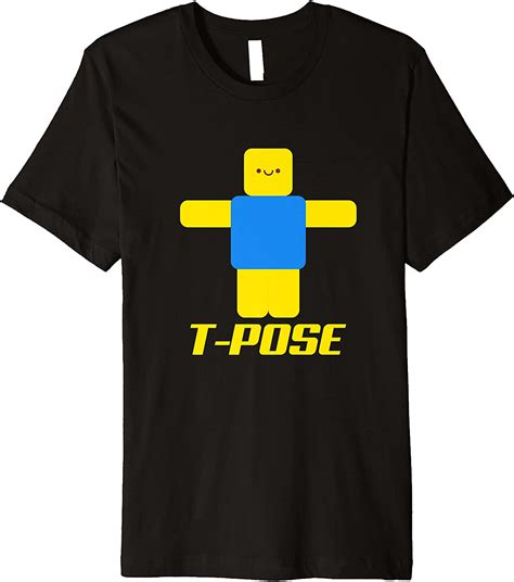 T Pose Blox Noob Funny Gamer T Premium T Shirt Clothing