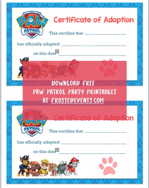 Thingiverse is a universe of things. Paw Patrol Party Printables Paw Patrol Birthday Party Free ...
