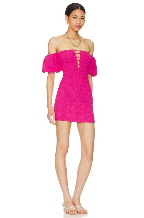 Post Kulture Sevina Mini Dress In Pink