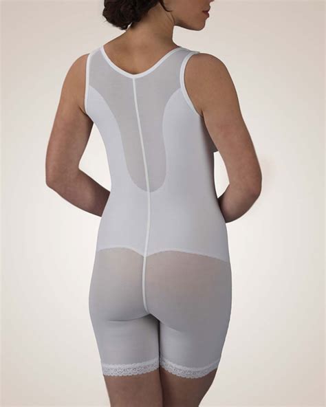 Design Veronique Zippered High Back Abdominal Girdle With Bra Targeted Compression Inner Panels