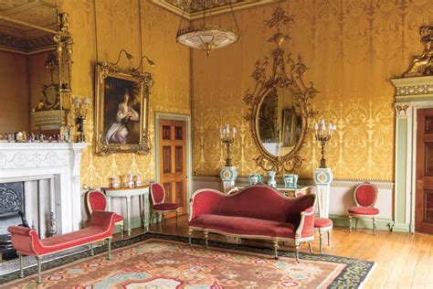 The Yellow Drawing Room Which Was Extensively Restored In The 1990s