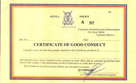 Good Conduct Online Application The Applicant And Employer Need To