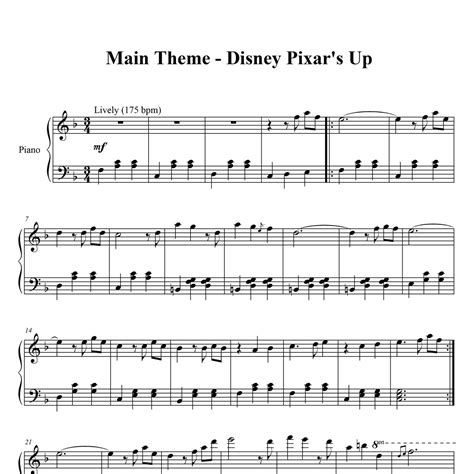 Up Main Theme Married Life Piano Sheetpdf Docdroid