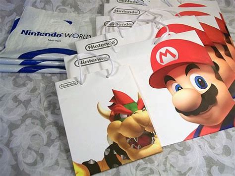 Sold Nyc Nintendo World Super Mario Brothers Paper Bag Plastic Bag Nike
