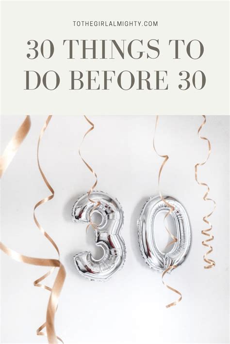 30 Things To Do Before 30 30 Things To Do Before 30 Things To Do 30
