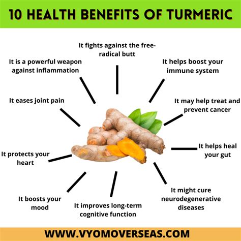 10 Health Benefits Of Turmeric Infographic Justpasteit