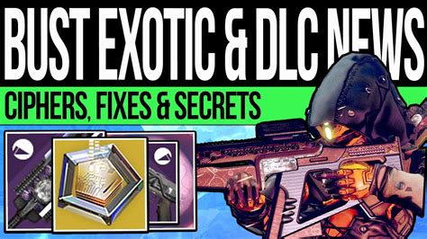 Destiny 2 News Update Broken Exotic Hidden Enemy Loot Warning