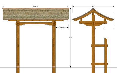 Japanese Gate Plans Woodsshop Creative Builders