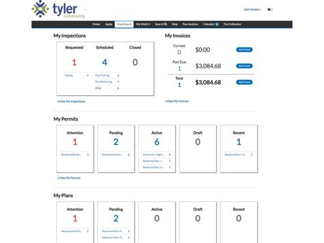 Citizen Self Service Energov Tyler Technologies