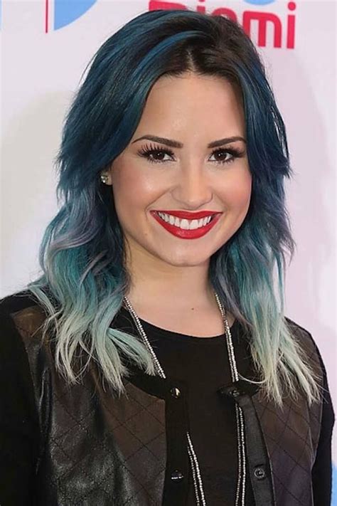 Demi Lovato Hair Colour For Green Eyes Bright Hair Colors Cool Hair