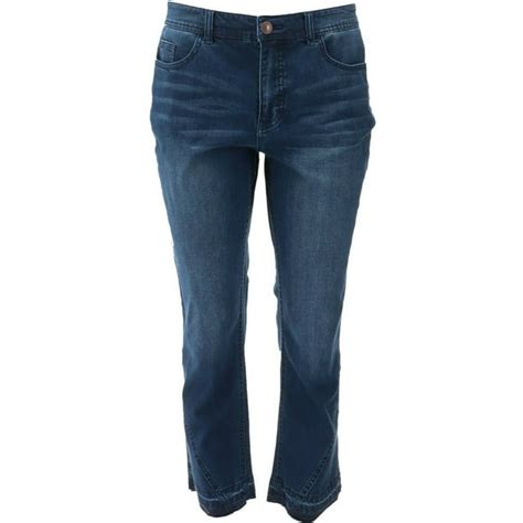 Lisa Rinna Collection Lisa Rinna Collection Denim Crop Flare Jeans