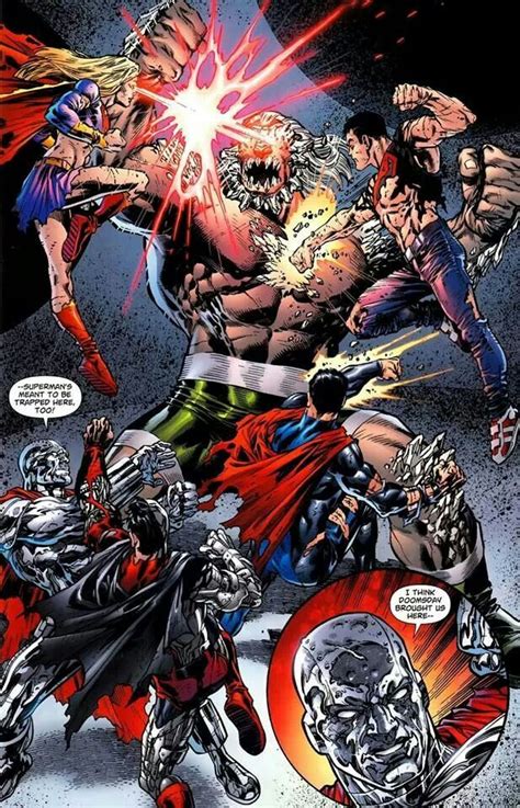 Doomsday Brawl Livros De Quadrinhos Superhomem Novos Titãs
