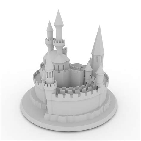 Castle 3d Printing Model 3d Printing Prints 3d Castle