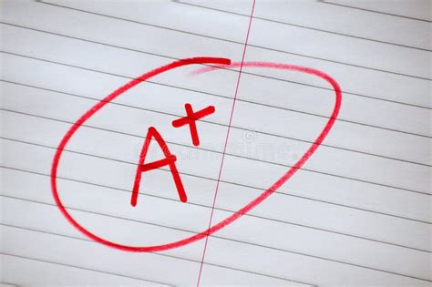 A Plus Stock Photo Image Of Positive Exam Grade Plus 6922278