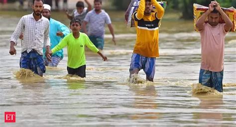 Assams Flood Situation Remains Grim Death Toll Reaches 18 The Economic Times
