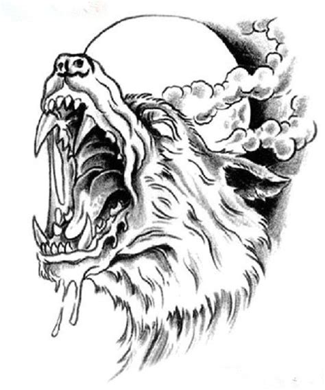 Werewolf Tattoo Werewolf Drawing Wolf Tattoo Design